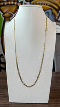 Cargar imagen en el visor de la galería, Cadena Italiana lisa 3mm Oro 10k Sólida
