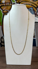 Cargar imagen en el visor de la galería, Cadena Italiana lisa 3mm Oro 10k Sólida
