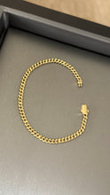 Cargar imagen en el visor de la galería, Pulsera Barbada 4mm Oro 10k
