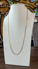 Cargar imagen en el visor de la galería, Cadena Italiana lisa 3mm Oro 10k Sólida

