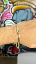 Cargar imagen en el visor de la galería, Pulsera Classic lisa 5mm Oro 10k
